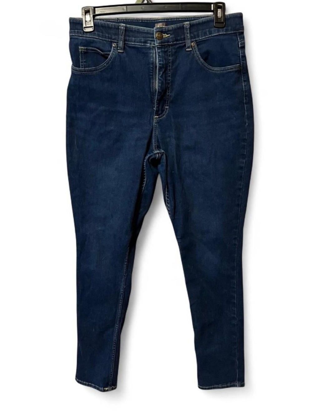Women’s Dark Blue Stretch High-Rise Jeans